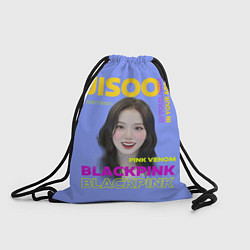 Рюкзак-мешок Jisoo - певица из музыкальной группы Blackpink, цвет: 3D-принт