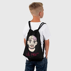 Рюкзак-мешок Lil Peep rap music, цвет: 3D-принт — фото 2