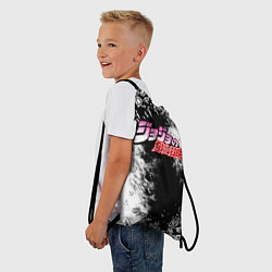 Рюкзак-мешок JoJos Bizarre лого с красками, цвет: 3D-принт — фото 2