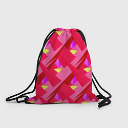 Рюкзак-мешок Красные плоскости, цвет: 3D-принт