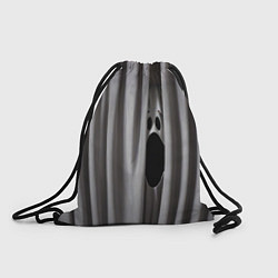 Рюкзак-мешок Призрак в серых шторах, цвет: 3D-принт