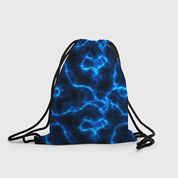 Рюкзак-мешок Голубая молния, цвет: 3D-принт