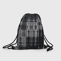 Рюкзак-мешок Абстракция стёртая краска тёмно-серый, цвет: 3D-принт