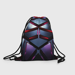Рюкзак-мешок Объемные пластины, цвет: 3D-принт