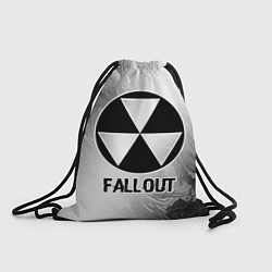 Рюкзак-мешок Fallout glitch на светлом фоне, цвет: 3D-принт