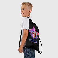 Рюкзак-мешок Cartoon witch, цвет: 3D-принт — фото 2