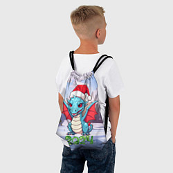 Рюкзак-мешок Символ года дракон 2024, цвет: 3D-принт — фото 2