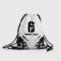 Рюкзак-мешок Rainbox Six geometry black, цвет: 3D-принт