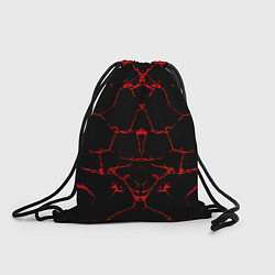 Рюкзак-мешок Кровавые трещины, цвет: 3D-принт