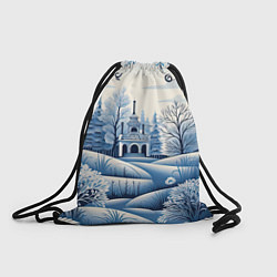 Рюкзак-мешок Пушистые завитки, цвет: 3D-принт