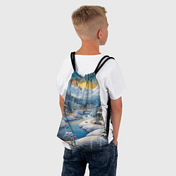 Рюкзак-мешок Зимний сон, цвет: 3D-принт — фото 2