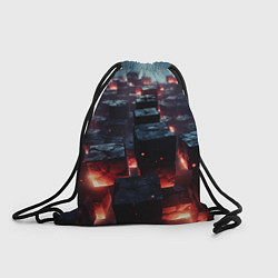 Рюкзак-мешок Гармония форм, цвет: 3D-принт