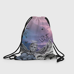 Рюкзак-мешок Lil Peep ангел рисунок, цвет: 3D-принт