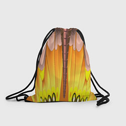 Рюкзак-мешок Желтые наплывы, цвет: 3D-принт