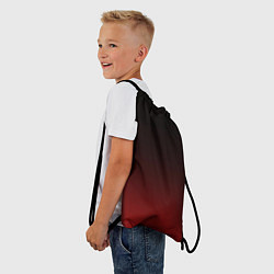 Рюкзак-мешок Градиент от тёмного до тёмно красного, цвет: 3D-принт — фото 2