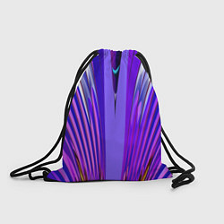 Рюкзак-мешок Фиолетовые линии и полосы, цвет: 3D-принт
