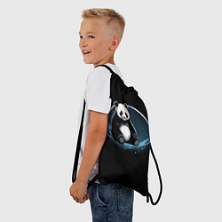 Рюкзак-мешок Панда сидит, цвет: 3D-принт — фото 2