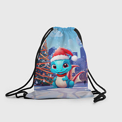 Рюкзак-мешок Маленький дракон зимнего чуда, цвет: 3D-принт