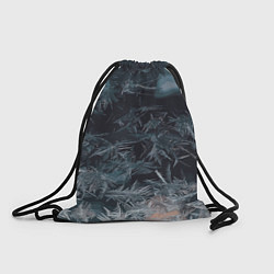 Рюкзак-мешок Зимний шарм снежинок, цвет: 3D-принт