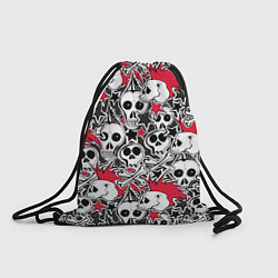 Рюкзак-мешок Черепа и звезды, цвет: 3D-принт