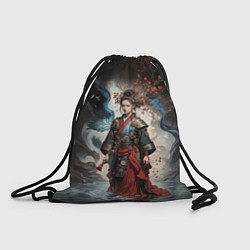 Рюкзак-мешок Однокрылая принцесса, цвет: 3D-принт