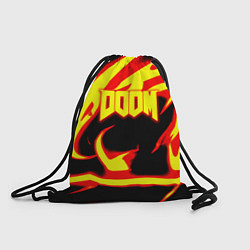 Рюкзак-мешок Doom eternal fire storm, цвет: 3D-принт