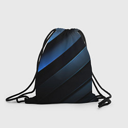 Рюкзак-мешок Синий хаос, цвет: 3D-принт