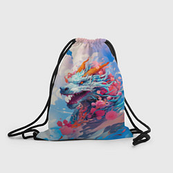 Рюкзак-мешок Небесный дракон, цвет: 3D-принт
