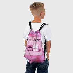 Рюкзак-мешок Будь моим, цвет: 3D-принт — фото 2