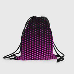 Рюкзак-мешок Розовые квадраты, цвет: 3D-принт