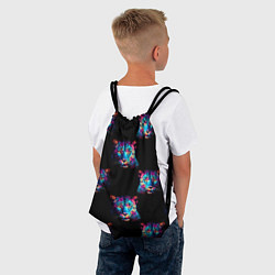 Рюкзак-мешок Паттерн с леопардами, цвет: 3D-принт — фото 2