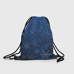 Рюкзак-мешок Ледяной дракон 2024, цвет: 3D-принт