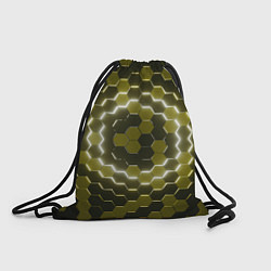Рюкзак-мешок Гексагональная броня, цвет: 3D-принт