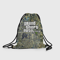 Рюкзак-мешок GTA 5 карта, цвет: 3D-принт