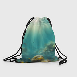 Рюкзак-мешок Рыбы под водой, цвет: 3D-принт