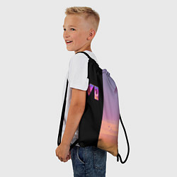 Рюкзак-мешок GTA 6 пальмы, цвет: 3D-принт — фото 2
