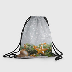 Рюкзак-мешок Новогодняя ель, цвет: 3D-принт