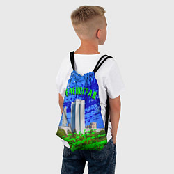 Рюкзак-мешок Зеленоград, цвет: 3D-принт — фото 2