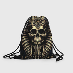 Рюкзак-мешок Золотой череп Египетского фараона, цвет: 3D-принт