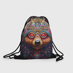 Рюкзак-мешок Фэнтази медведь, цвет: 3D-принт