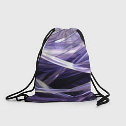 Рюкзак-мешок Фиолетовые прозрачные полосы, цвет: 3D-принт
