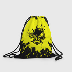 Рюкзак-мешок Cyberpunk samurai logo 2077, цвет: 3D-принт
