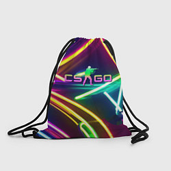 Рюкзак-мешок Counter Strike - neon glow, цвет: 3D-принт