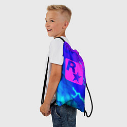 Рюкзак-мешок Rockstar storm молнии, цвет: 3D-принт — фото 2