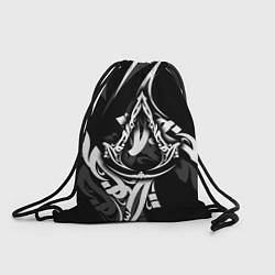 Рюкзак-мешок Assassins Creed: Mirage - каллиграфия, цвет: 3D-принт