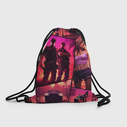 Рюкзак-мешок GTA V style art, цвет: 3D-принт