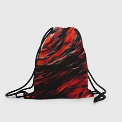 Мешок для обуви Чёрная и красная буря