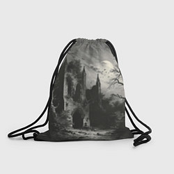 Рюкзак-мешок Разрушенная крепость, цвет: 3D-принт