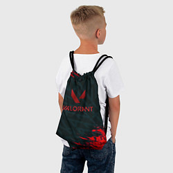 Рюкзак-мешок Valorant текстура краски, цвет: 3D-принт — фото 2