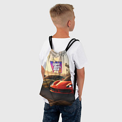 Рюкзак-мешок ГТА6 автопарк, цвет: 3D-принт — фото 2